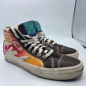 Vans Mother Earth Elements Style 238 Womens Size 9.5 Hi Top Sneaker Shoes Casual